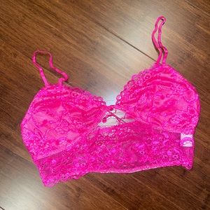 Pink Lace Bralette